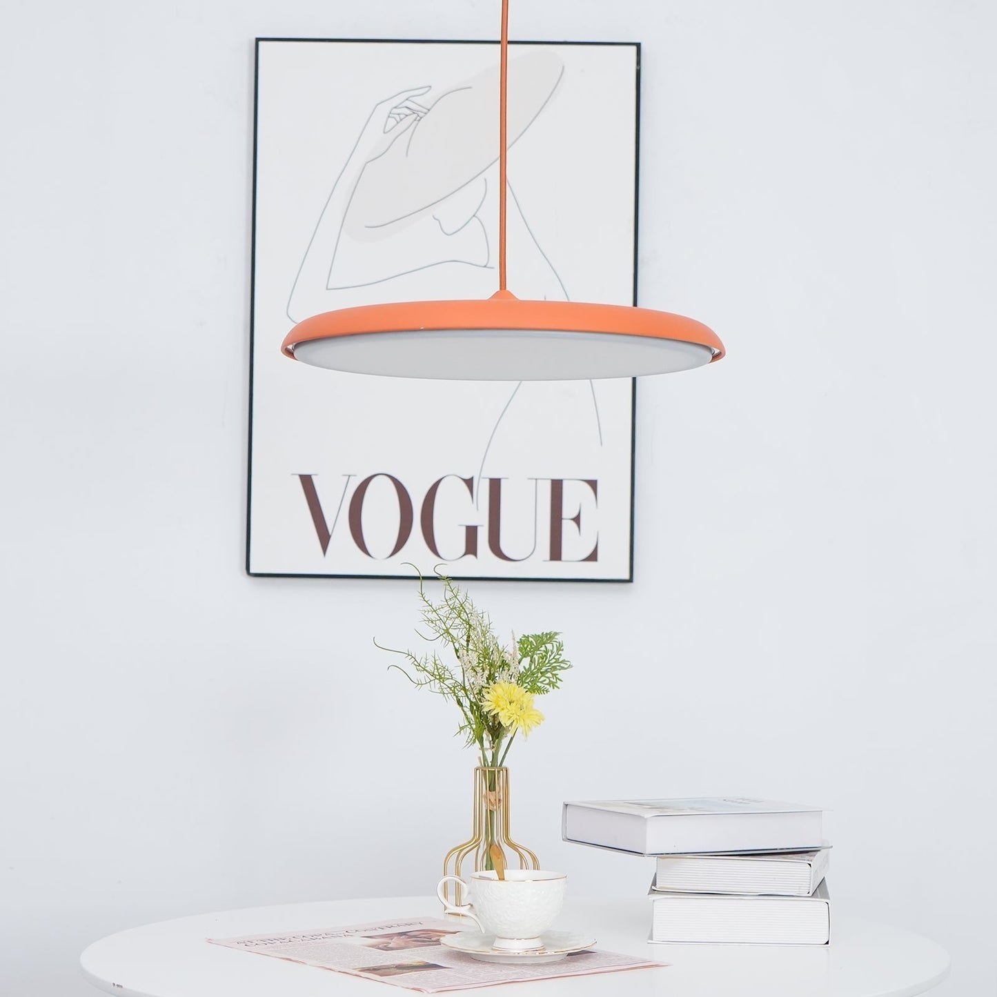 Moderne Hanglamp van Metaal en Acryl voor Eettafel en Woonkamer met Warm Licht E27 Fitting 2
