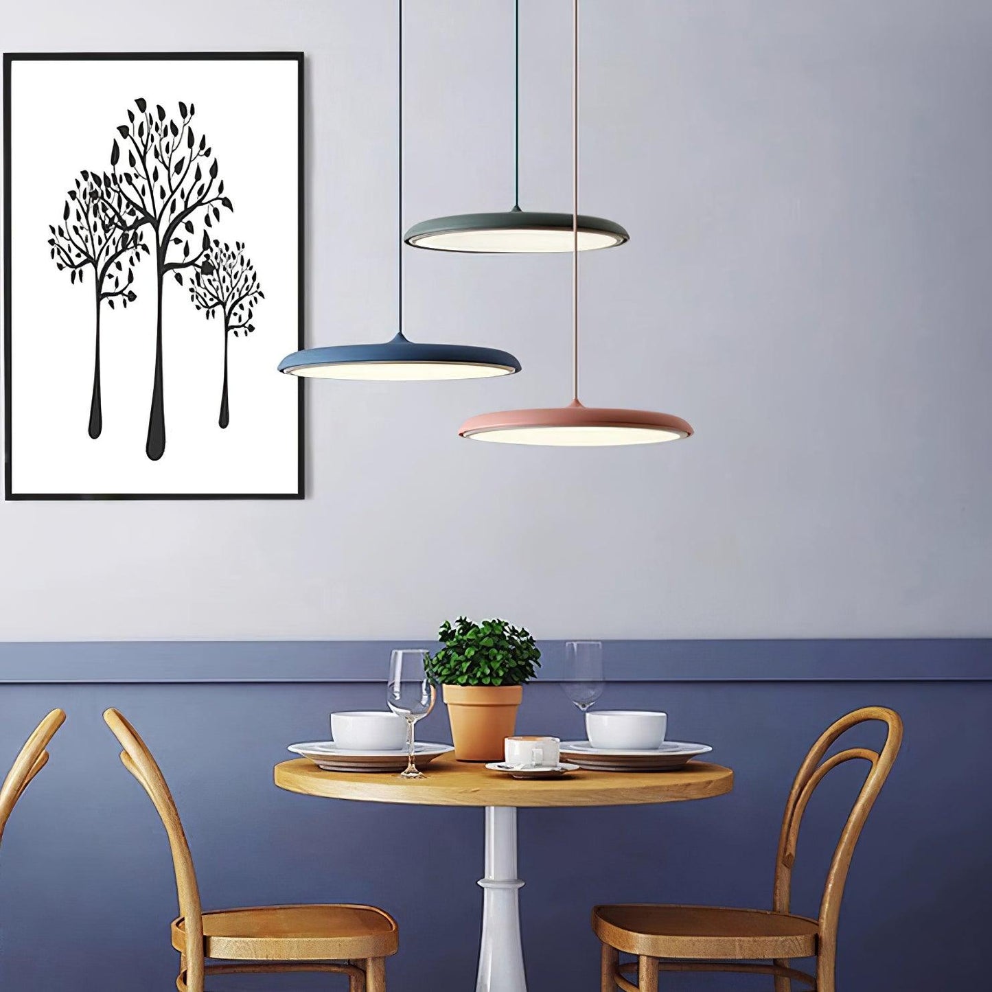 Moderne Hanglamp van Metaal en Acryl voor Eettafel en Woonkamer met Warm Licht E27 Fitting 3