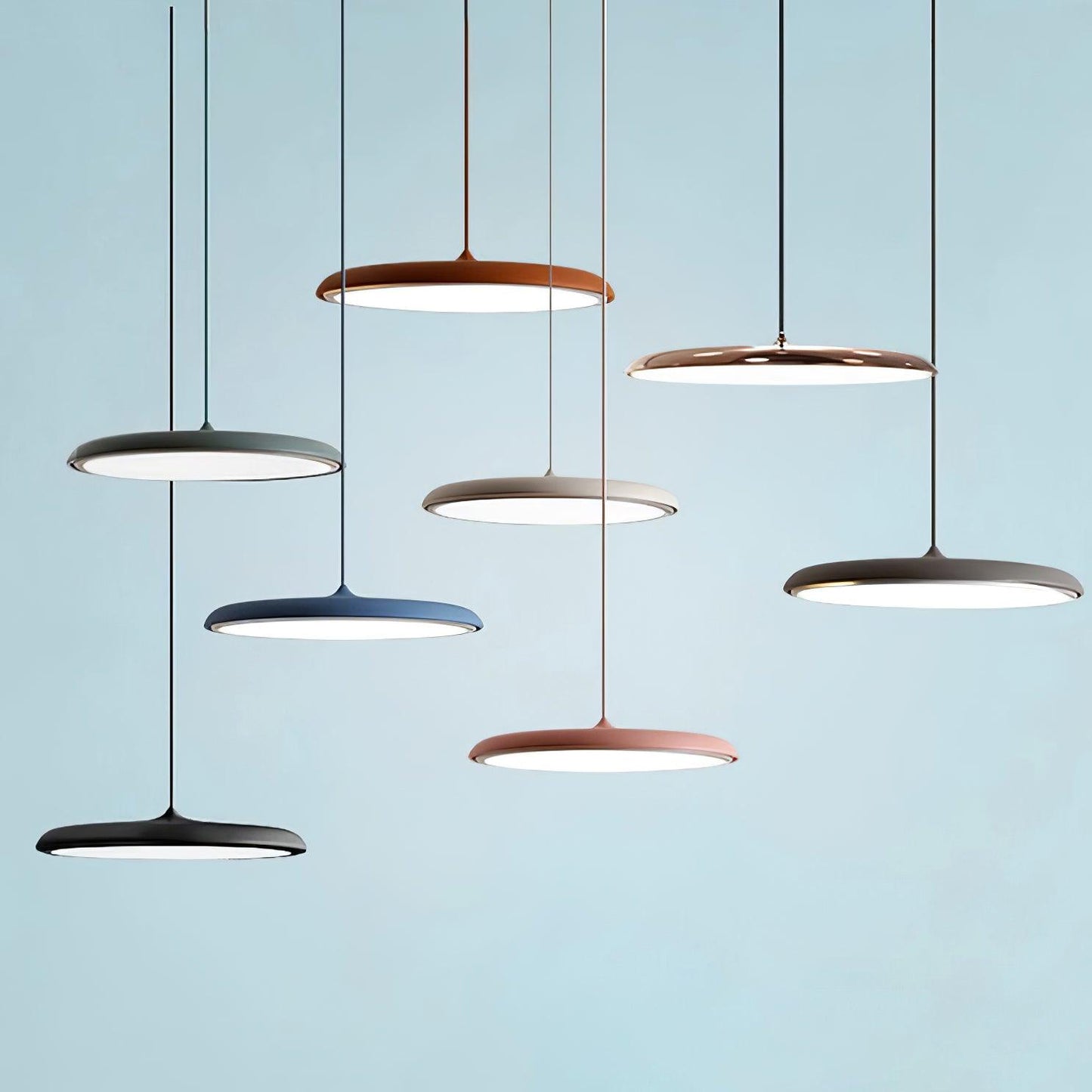 Moderne Hanglamp van Metaal en Acryl voor Eettafel en Woonkamer met Warm Licht E27 Fitting 5