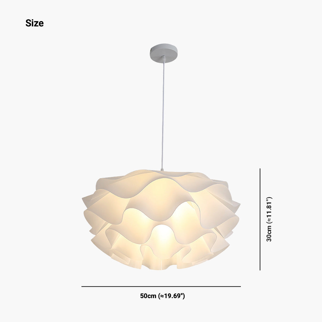 Moderne Kroonluchter in Lotusvorm van Acryl – Elegante Hanglamp voor Woonkamer en Slaapkamer 8
