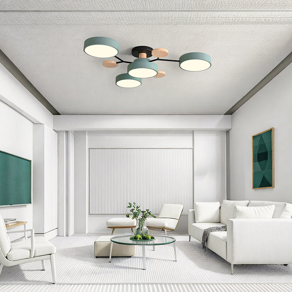 Moderne LED Ronde Plafondlamp Meervoudig