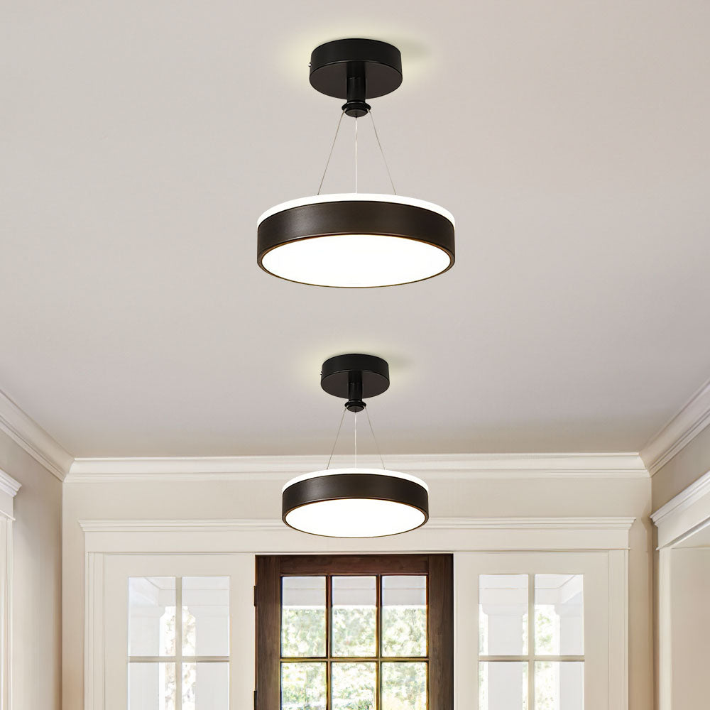 Moderne LED Plafondlamp in Zwart met Elegante Ontwerp voor Slaapkamer en Woonkamer 0