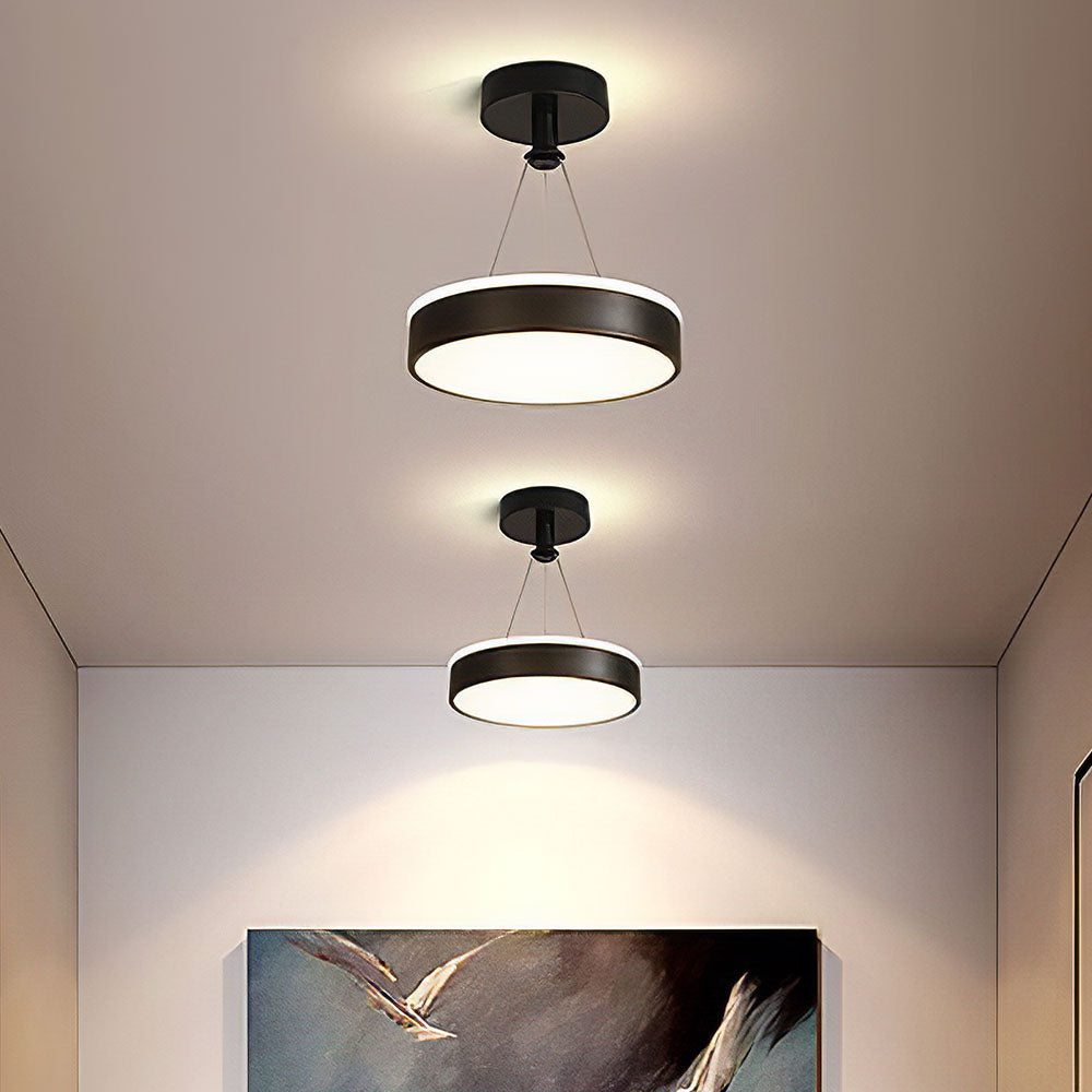 Moderne LED Plafondlamp in Zwart met Elegante Ontwerp voor Slaapkamer en Woonkamer 2