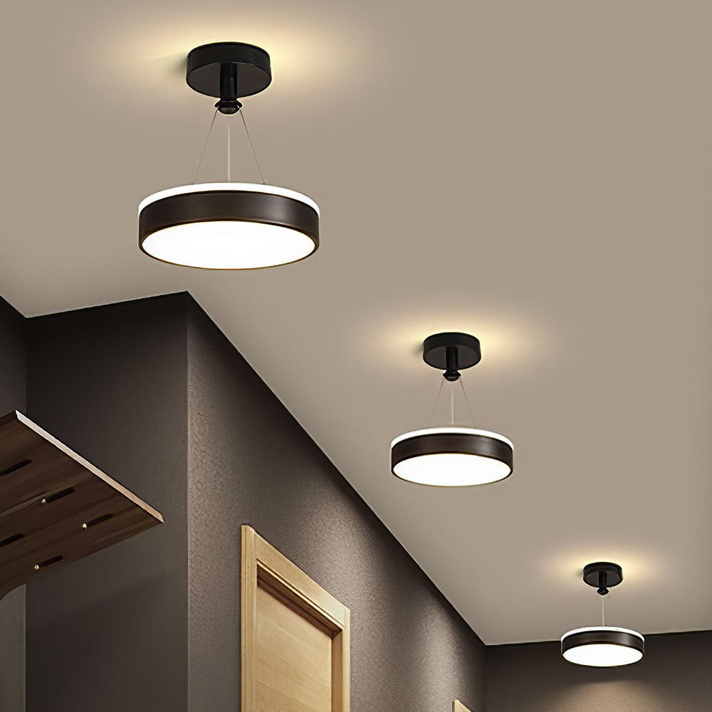 Moderne LED Plafondlamp in Zwart met Elegante Ontwerp voor Slaapkamer en Woonkamer 3