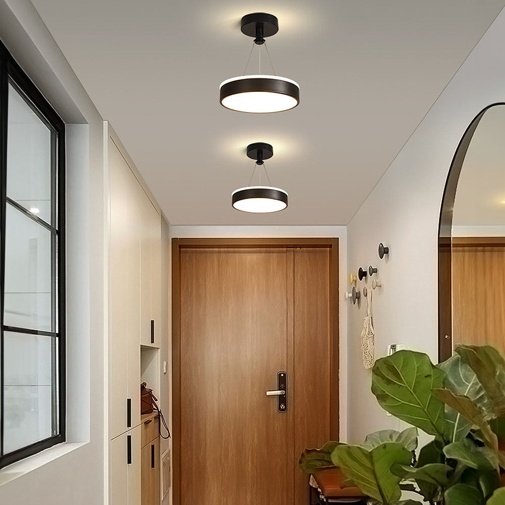 Moderne LED Plafondlamp in Zwart met Elegante Ontwerp voor Slaapkamer en Woonkamer 4