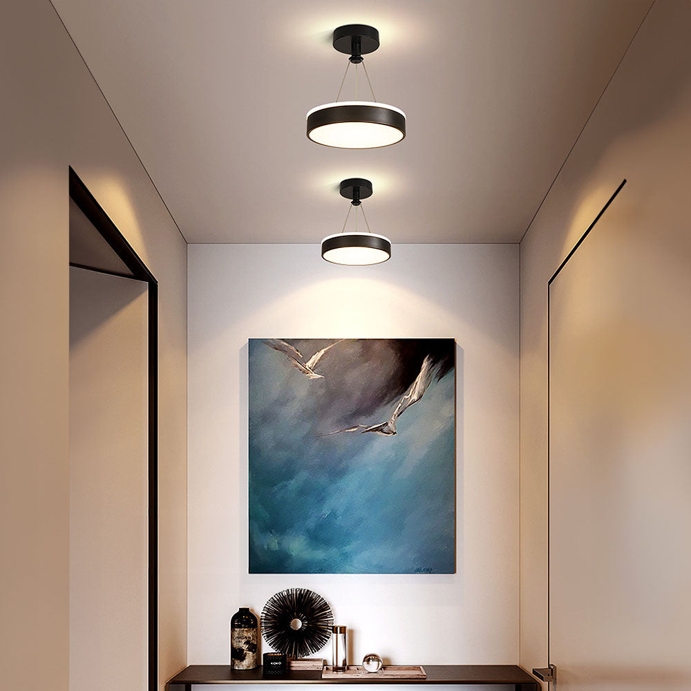 Moderne LED Plafondlamp in Zwart met Elegante Ontwerp voor Slaapkamer en Woonkamer 5