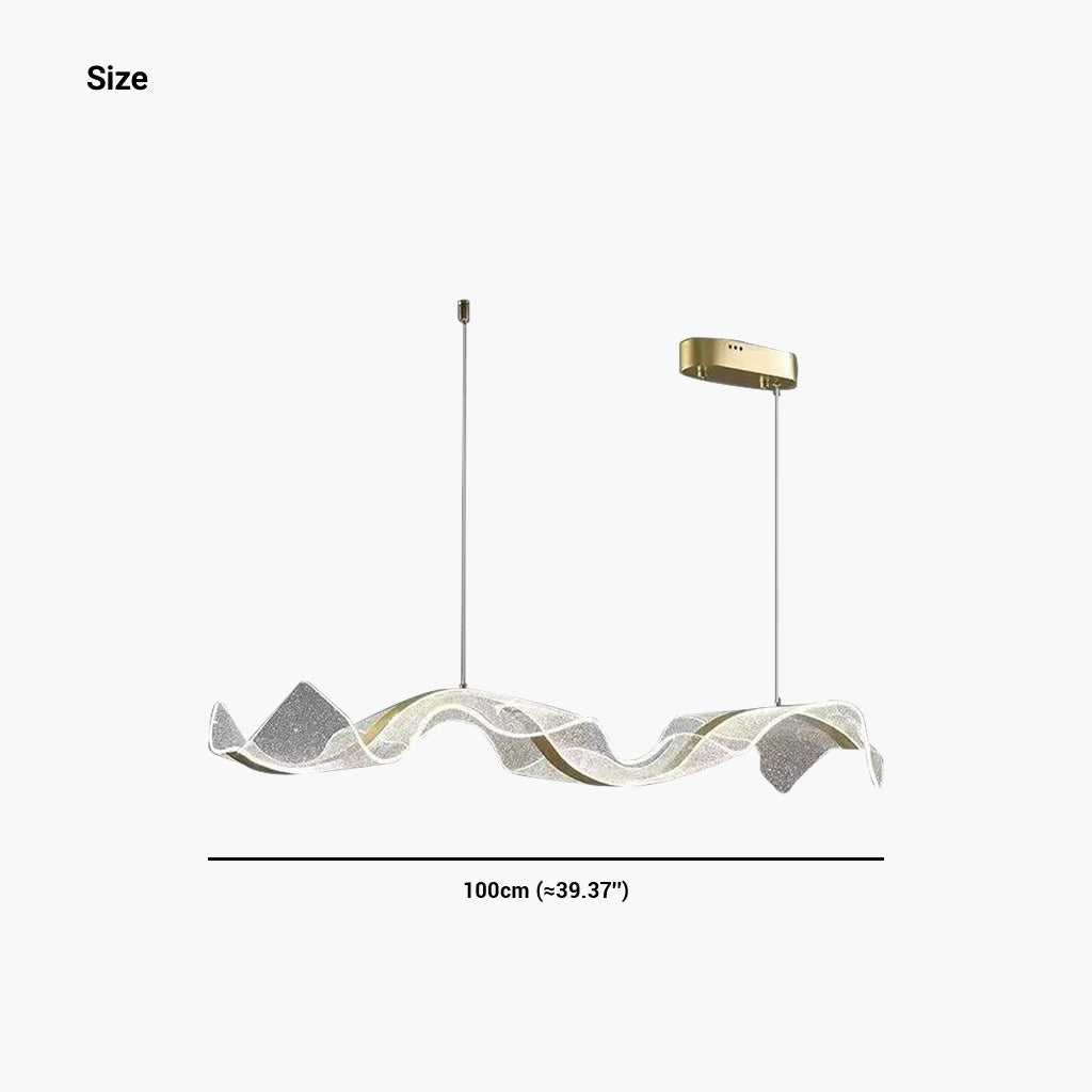 Moderne Luxe Hanglamp met Gouden Accenten voor Woonkamer of Eettafel - Dimbaar LED Design 7