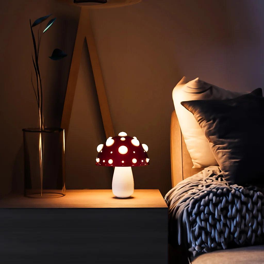 Moderne Paddenstoel Lamp met Dimbare LED Verlichting – Staande Lamp voor Binnengebruik 2
