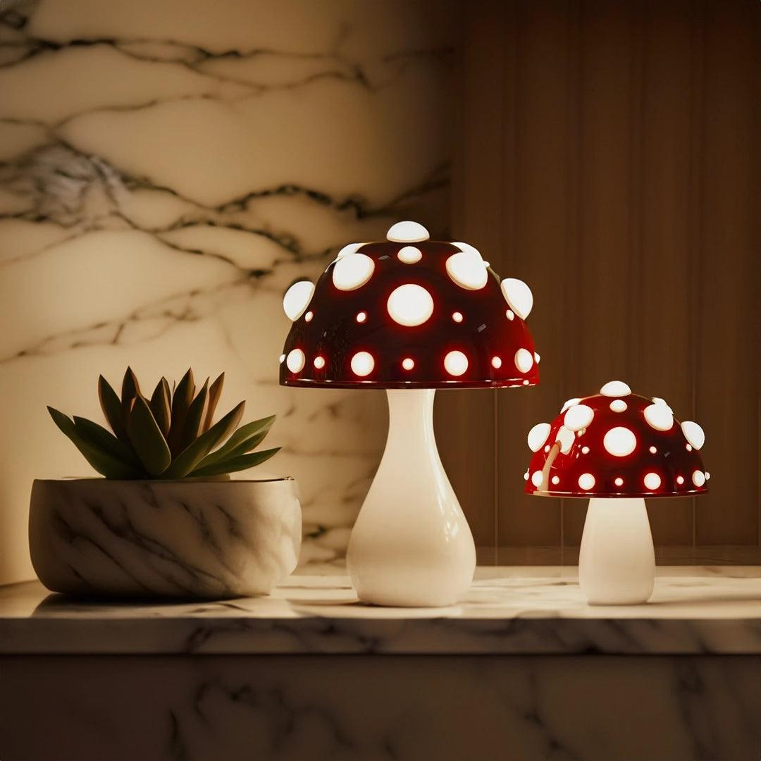 Moderne Paddenstoel Lamp met Dimbare LED Verlichting – Staande Lamp voor Binnengebruik 3