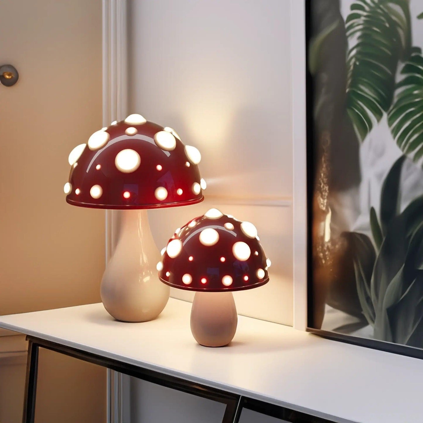 Moderne Paddenstoel Lamp met Dimbare LED Verlichting – Staande Lamp voor Binnengebruik 4