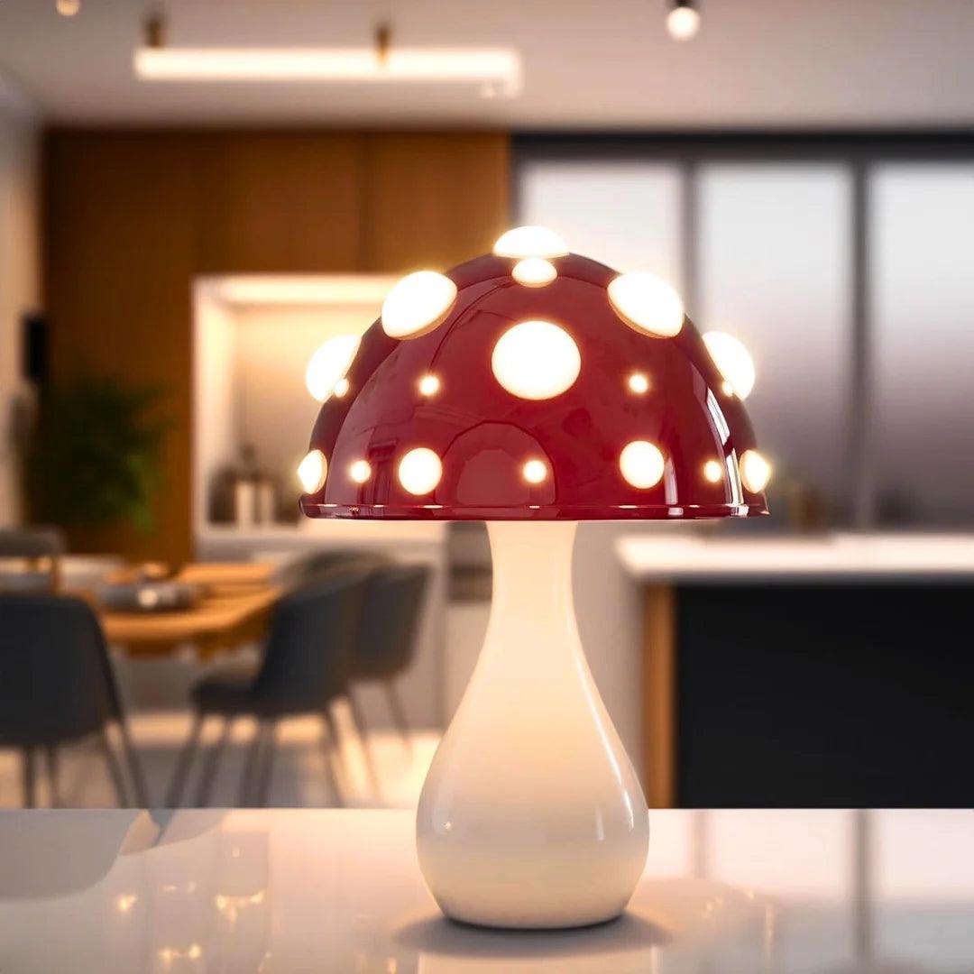 Moderne Paddenstoel Lamp met Dimbare LED Verlichting – Staande Lamp voor Binnengebruik 5
