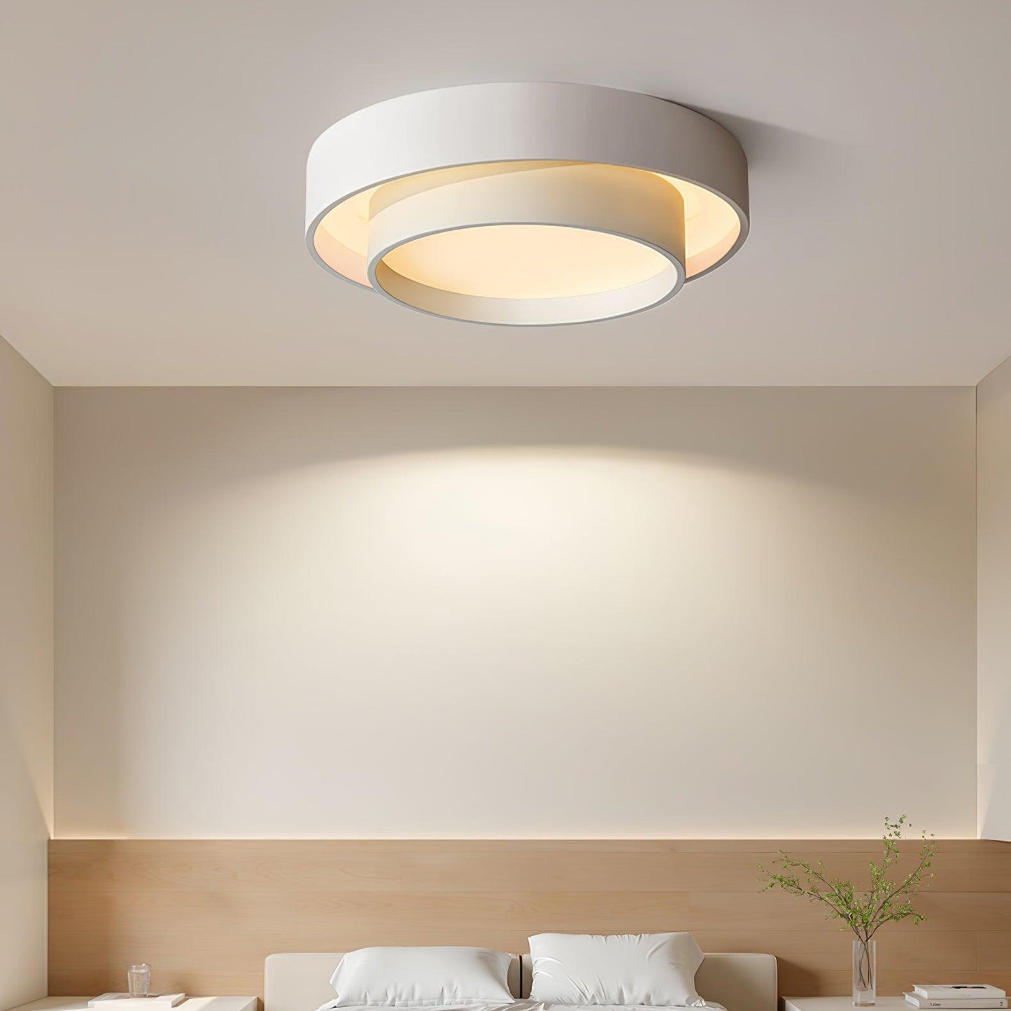 Moderne Plafondlamp Zwart met LED Verlichting – Minimalistische Plafonniere voor Slaapkamer en Woonkamer 2