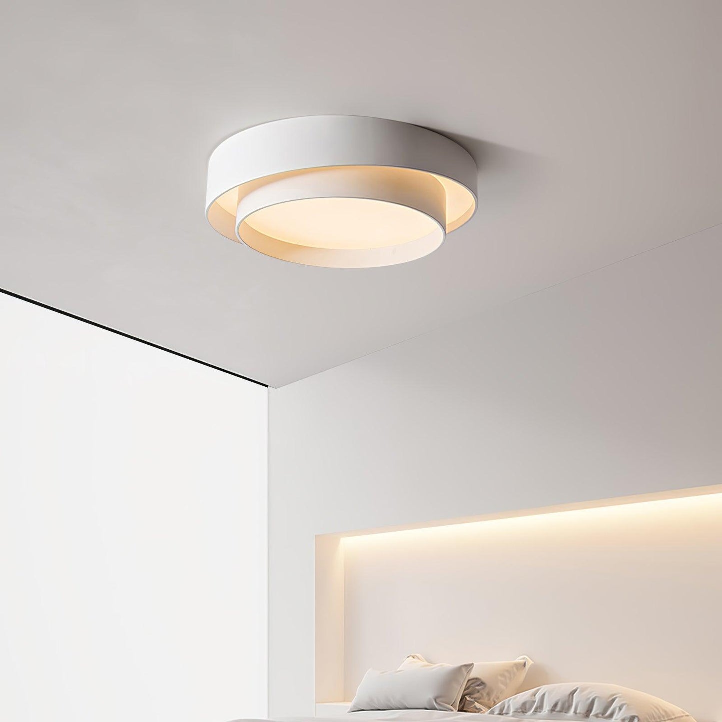 Moderne Plafondlamp Zwart met LED Verlichting – Minimalistische Plafonniere voor Slaapkamer en Woonkamer 3