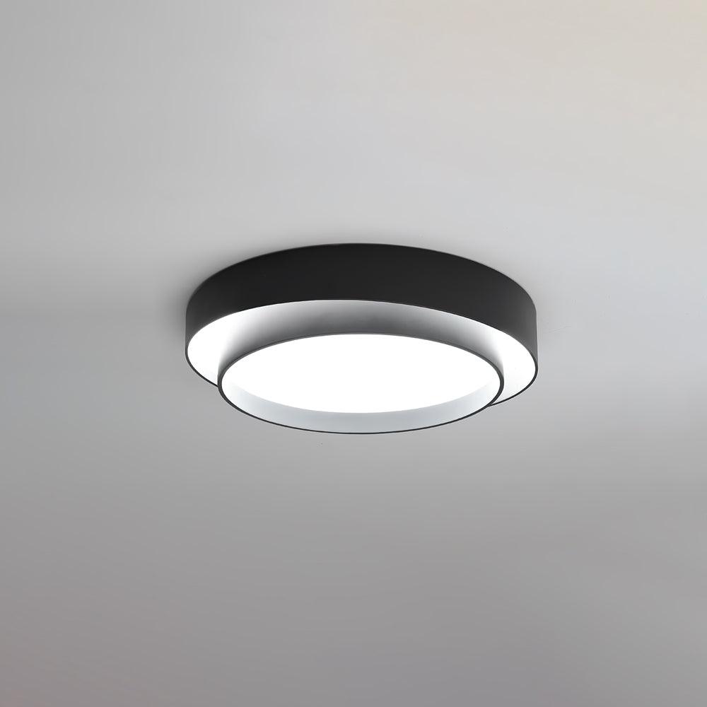 Moderne Plafondlamp Zwart met LED Verlichting – Minimalistische Plafonniere voor Slaapkamer en Woonkamer 8