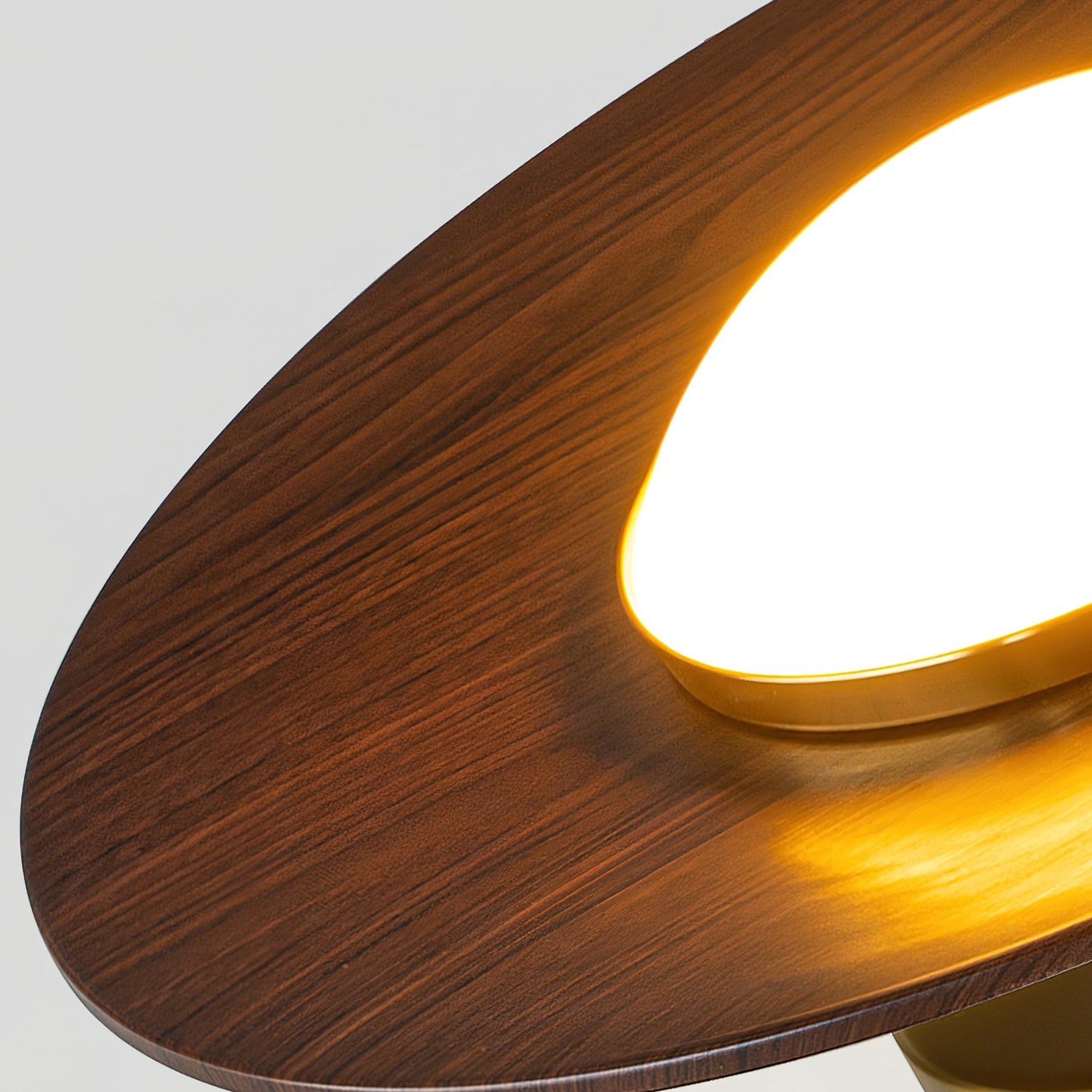 Moderne Plafondlamp met Houten Accent – Geïntegreerde LED Plafonnière voor Slaapkamer en Keuken 6