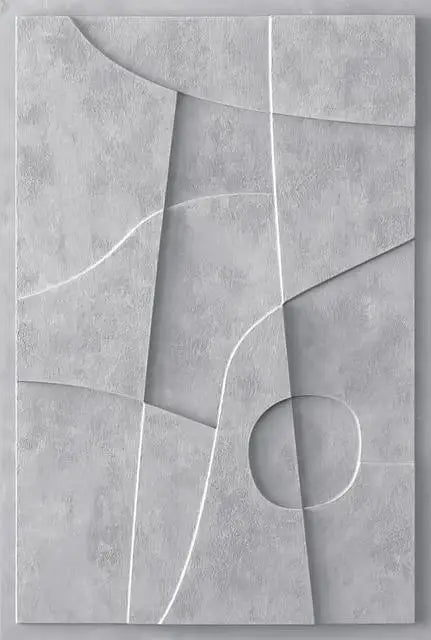 Moderne Schilderijen – Geometrisch Kunstwerk voor aan de Muur in Diverse Maten 10