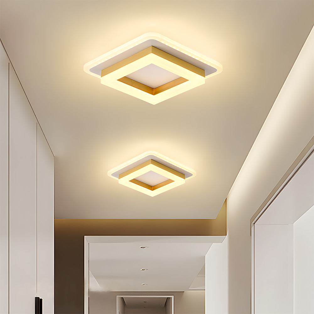 Moderne Vierkante LED Plafondlamp voor Slaapkamer en Gang – 24W, 1920 Lumen Plafonniere 10