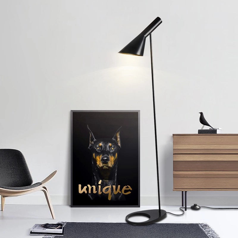 Moderne Vloerlamp Zwart met Verstelbare Arm voor Woonkamer en Slaapkamer - Stijlvolle Staande Lamp 2