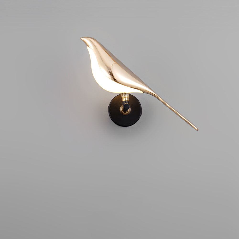 Moderne Wandlamp Zwart met Vogelontwerp - Energiezuinige LED Muurlamp voor Binnen 1
