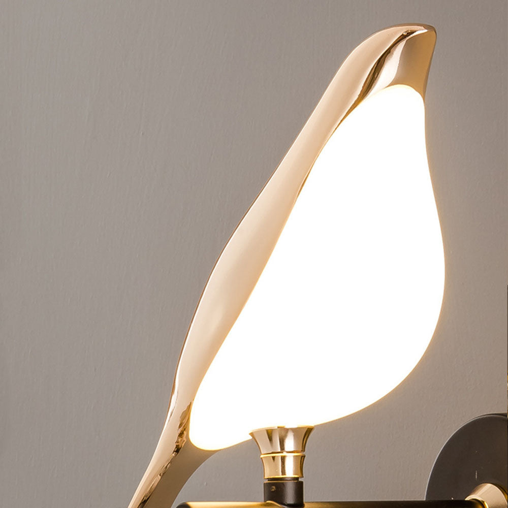 Moderne Wandlamp Zwart met Vogelontwerp - Energiezuinige LED Muurlamp voor Binnen 6