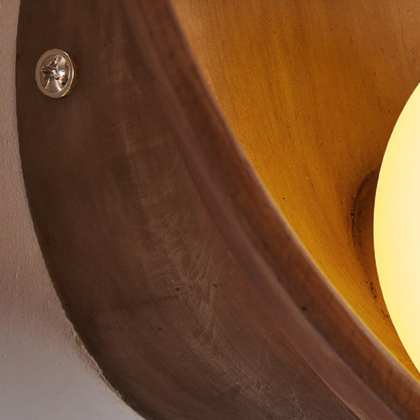 Moderne Wandlamp Zwart van Ijzer en Hars – Minimalistische Muurlamp voor Binnengebruik 6