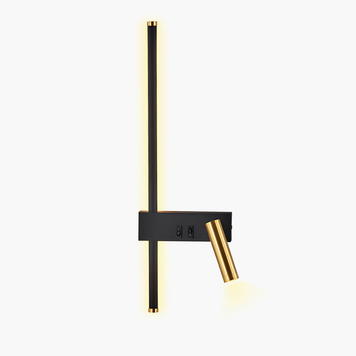 Moderne Wandlamp van Aluminium met Minimalistisch Ontwerp – Zwarte Muurlamp voor Binnengebruik 1