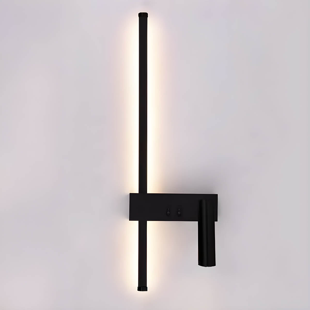 Moderne Wandlamp van Aluminium met Minimalistisch Ontwerp – Zwarte Muurlamp voor Binnengebruik 11