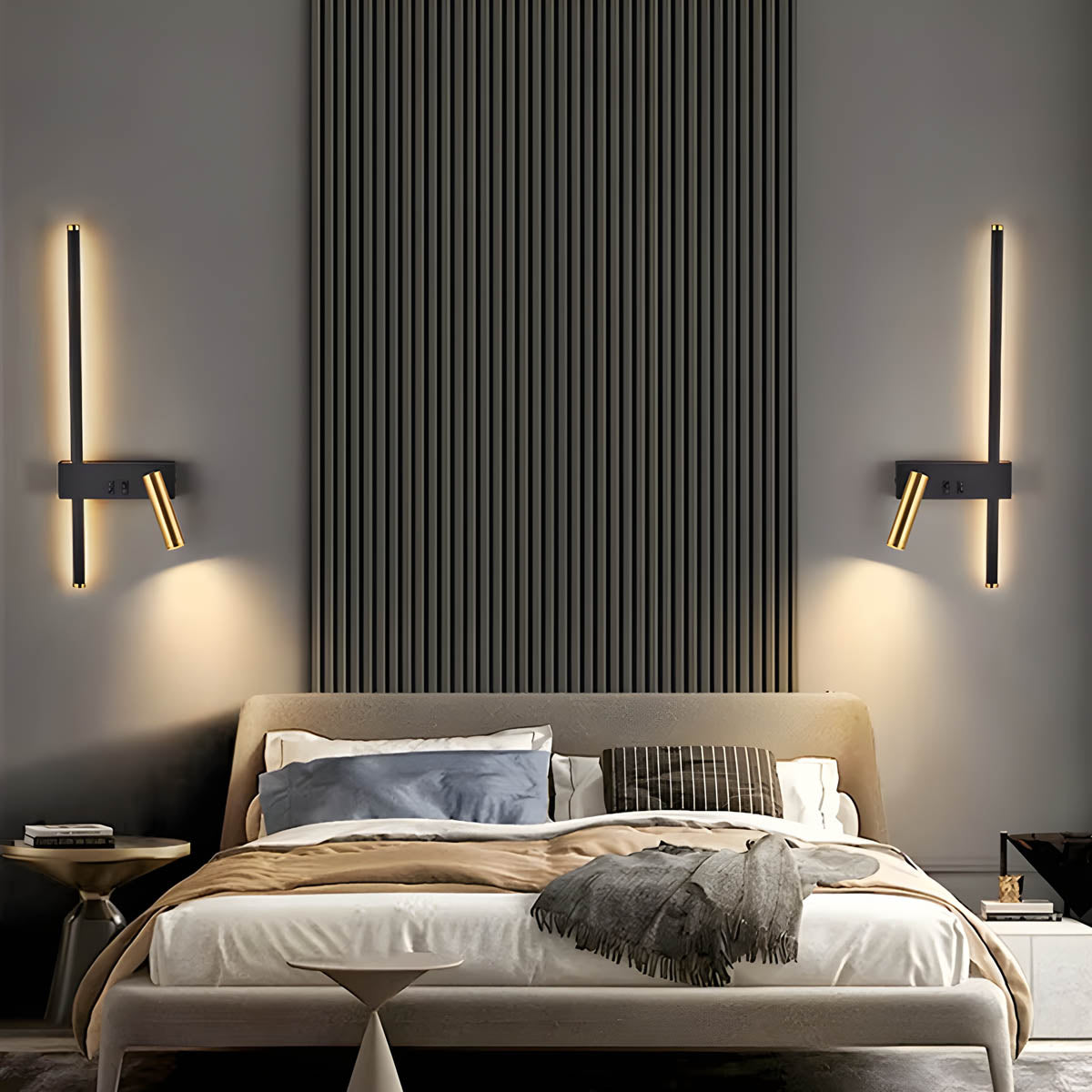 Moderne Wandlamp van Aluminium met Minimalistisch Ontwerp