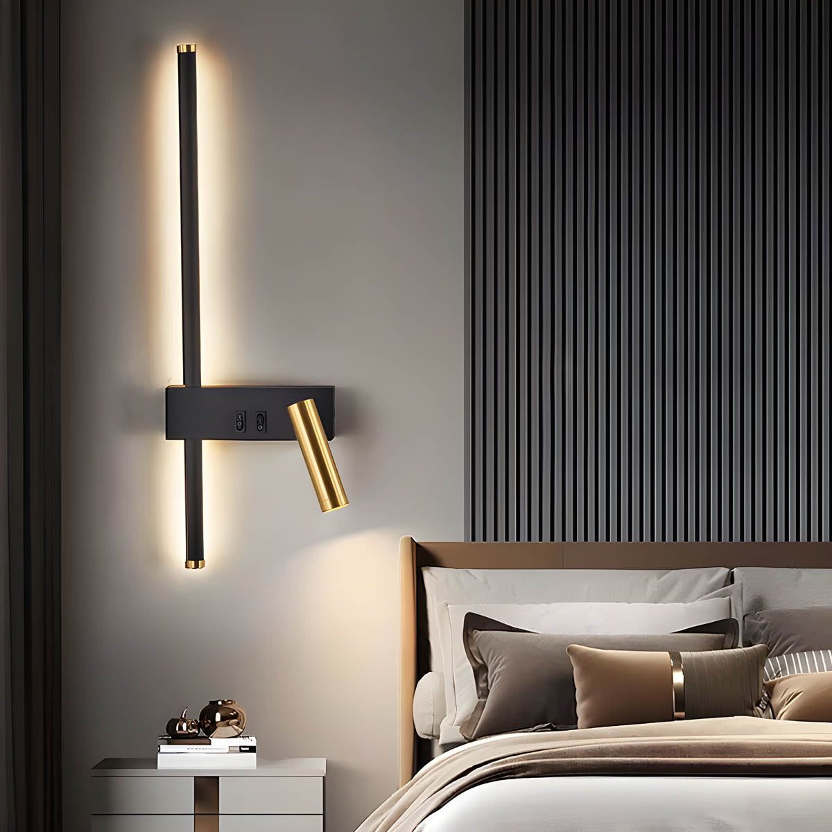 Moderne Wandlamp van Aluminium met Minimalistisch Ontwerp – Zwarte Muurlamp voor Binnengebruik 6