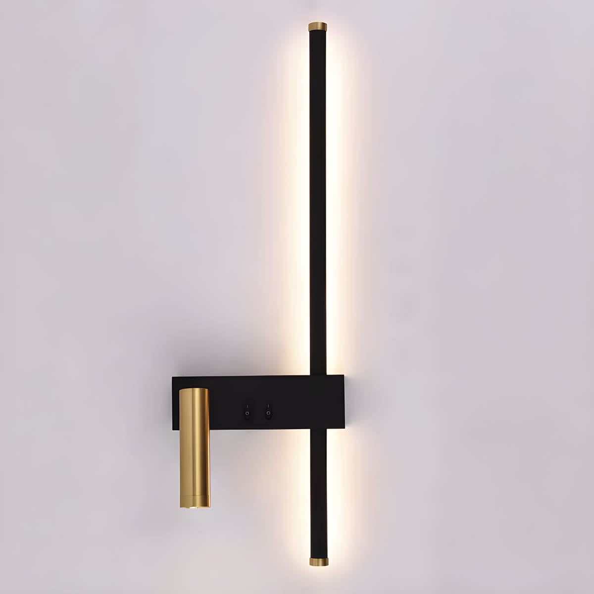 Moderne Wandlamp van Aluminium met Minimalistisch Ontwerp – Zwarte Muurlamp voor Binnengebruik 9