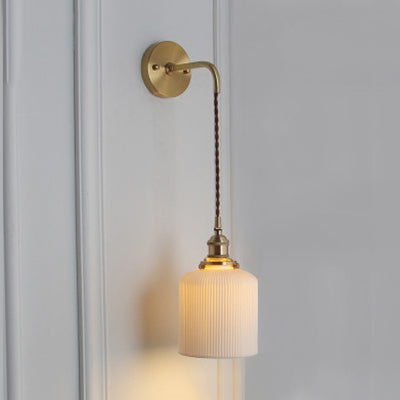 Moderne Wandlamp van Porselein met Messing Aansluiting voor Binnen – Elegante Muurlamp voor Eetkamer en Foyer 5