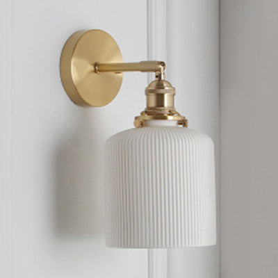 Moderne Wandlamp van Porselein met Messing Aansluiting voor Binnen – Elegante Muurlamp voor Eetkamer en Foyer 8