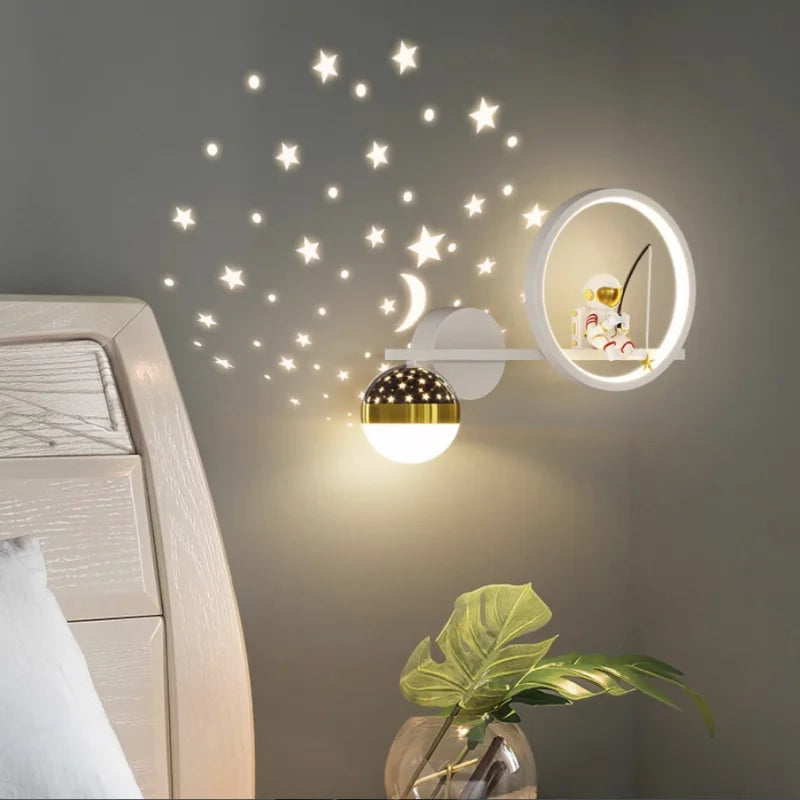 Moderne Wandlamp voor Kinderen met Zachte Verlichting – Veilig en Speels Ontwerp voor Kinderkamer 2