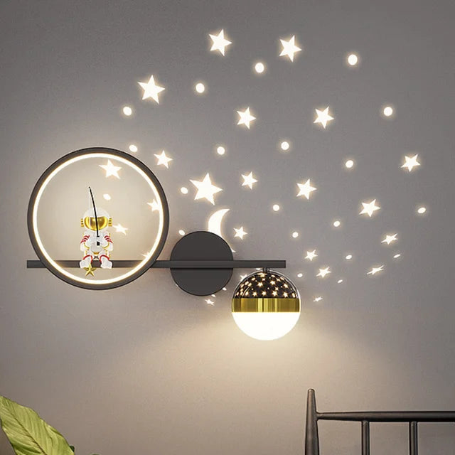 Moderne Wandlamp voor Kinderen met Zachte Verlichting – Veilig en Speels Ontwerp voor Kinderkamer 4