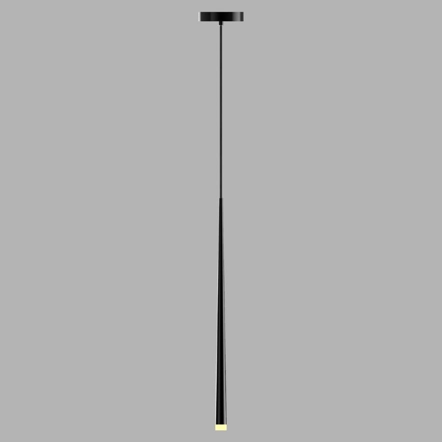 Moderne Zwarte Hanglamp voor Eettafel en Woonkamer - Verstelbare LED Hoogte 0