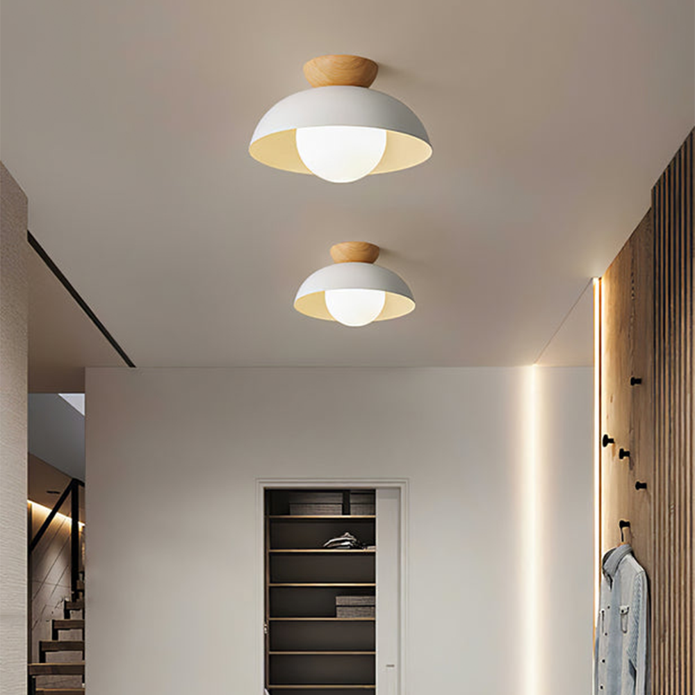 Moderne Zwarte Plafondlamp - Minimalistische Plafonniere voor Slaapkamer en Woonkamer 2