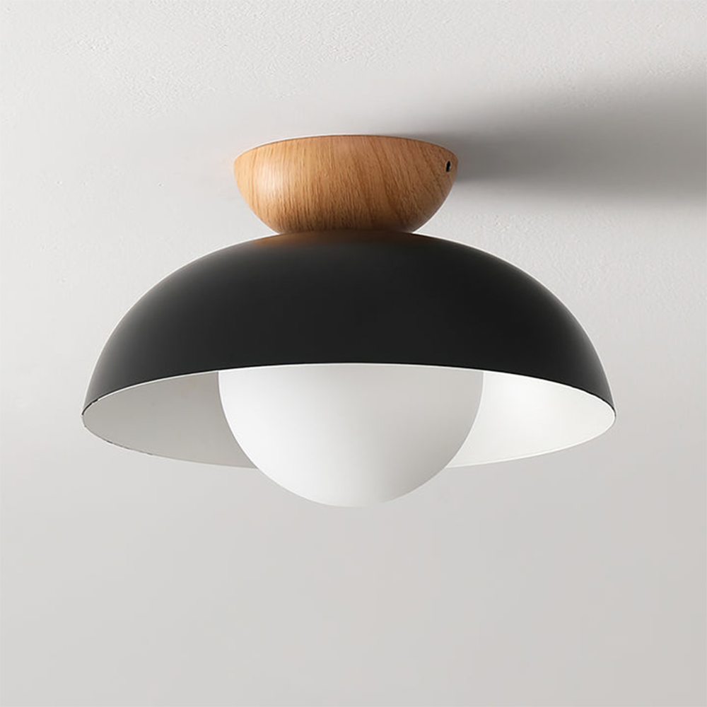 Moderne Zwarte Plafondlamp - Minimalistische Plafonniere voor Slaapkamer en Woonkamer 9