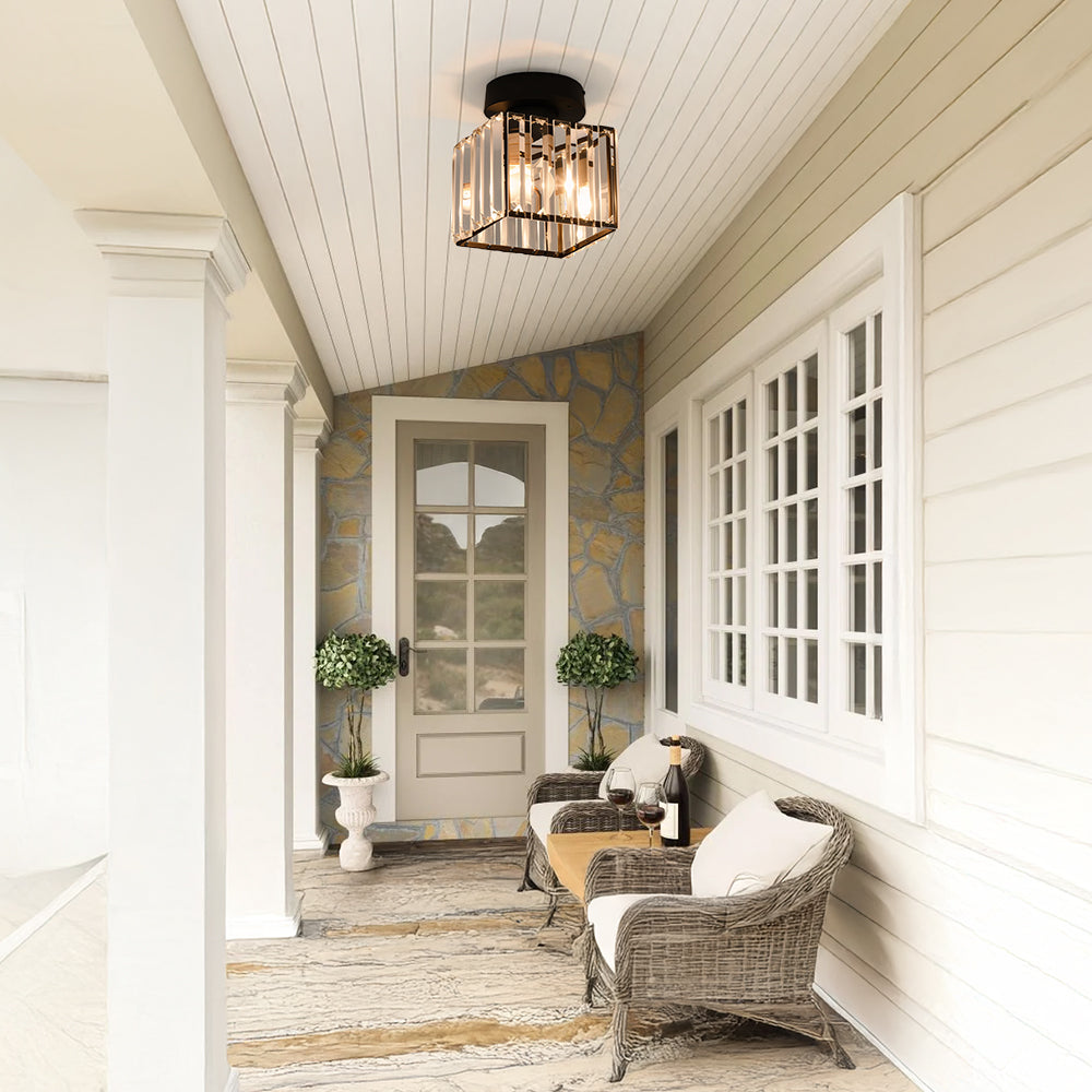 Moderne Kristallen Plafondlamp met Schaduweffect