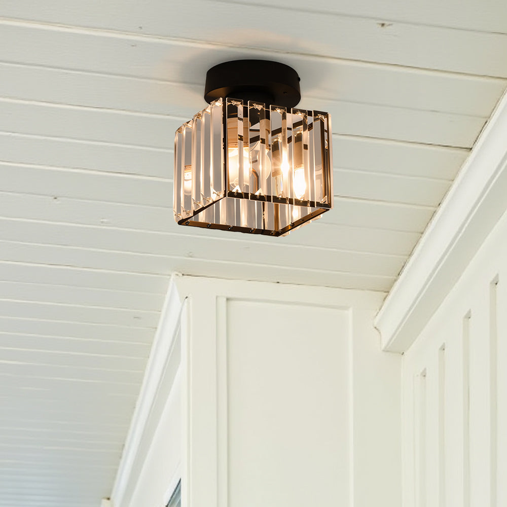 Moderne Kristallen Plafondlamp met Schaduweffect