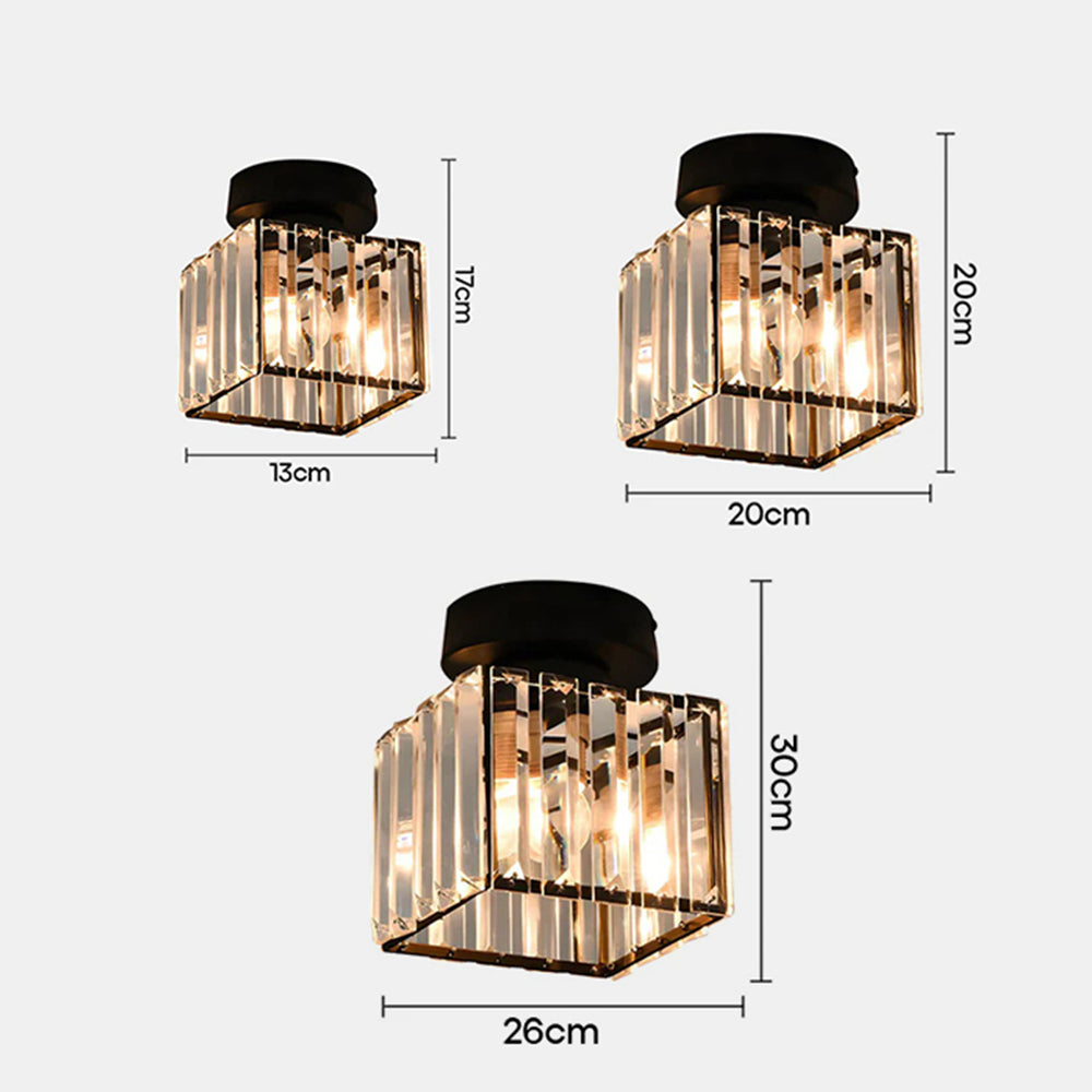 Moderne Kristallen Plafondlamp met Schaduweffect