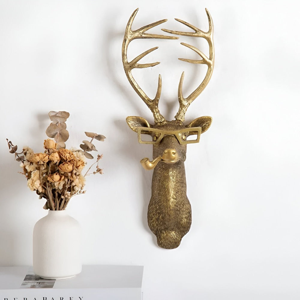 Multifunctionele Wandhaak met Decoratief Hoofd - Stijlvolle Wanddecoratie voor Woonkamer en Kantoor 4