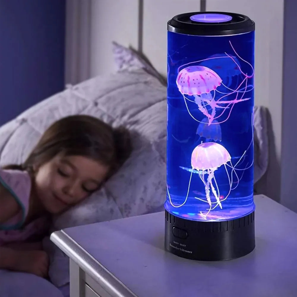 OceanGlow Watermedusa-Lamp met LED Verlichting en Kleurenverandering voor Ontspanning 0
