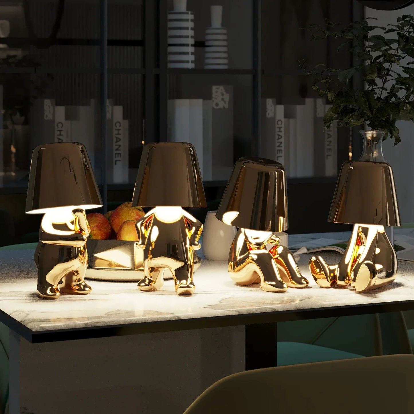 Oplaadbare Draadloze Tafellamp met Slimme Touch Controle en Elegante Design 4