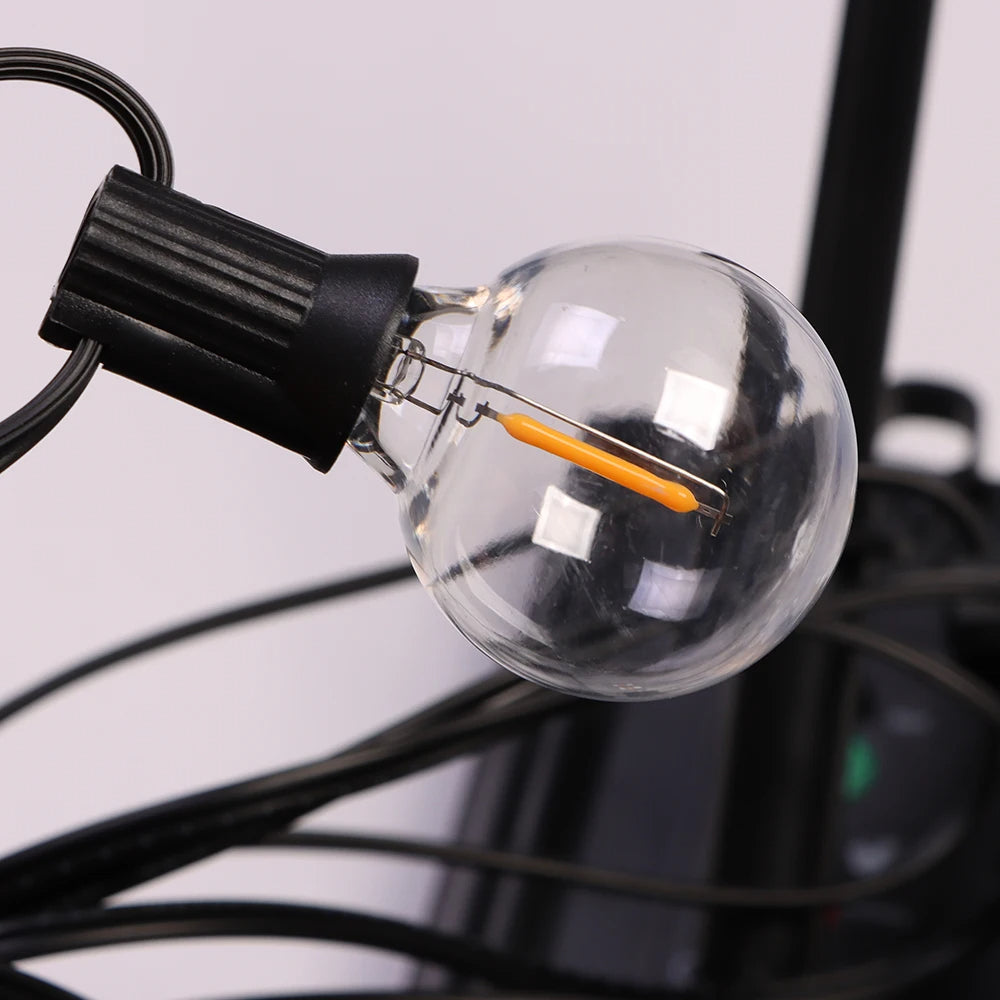 Oplaadbare Solar Lichtslinger voor Buitenverlichting – Sfeervolle Buitenlamp in 7, 10 en 15 Meter 2