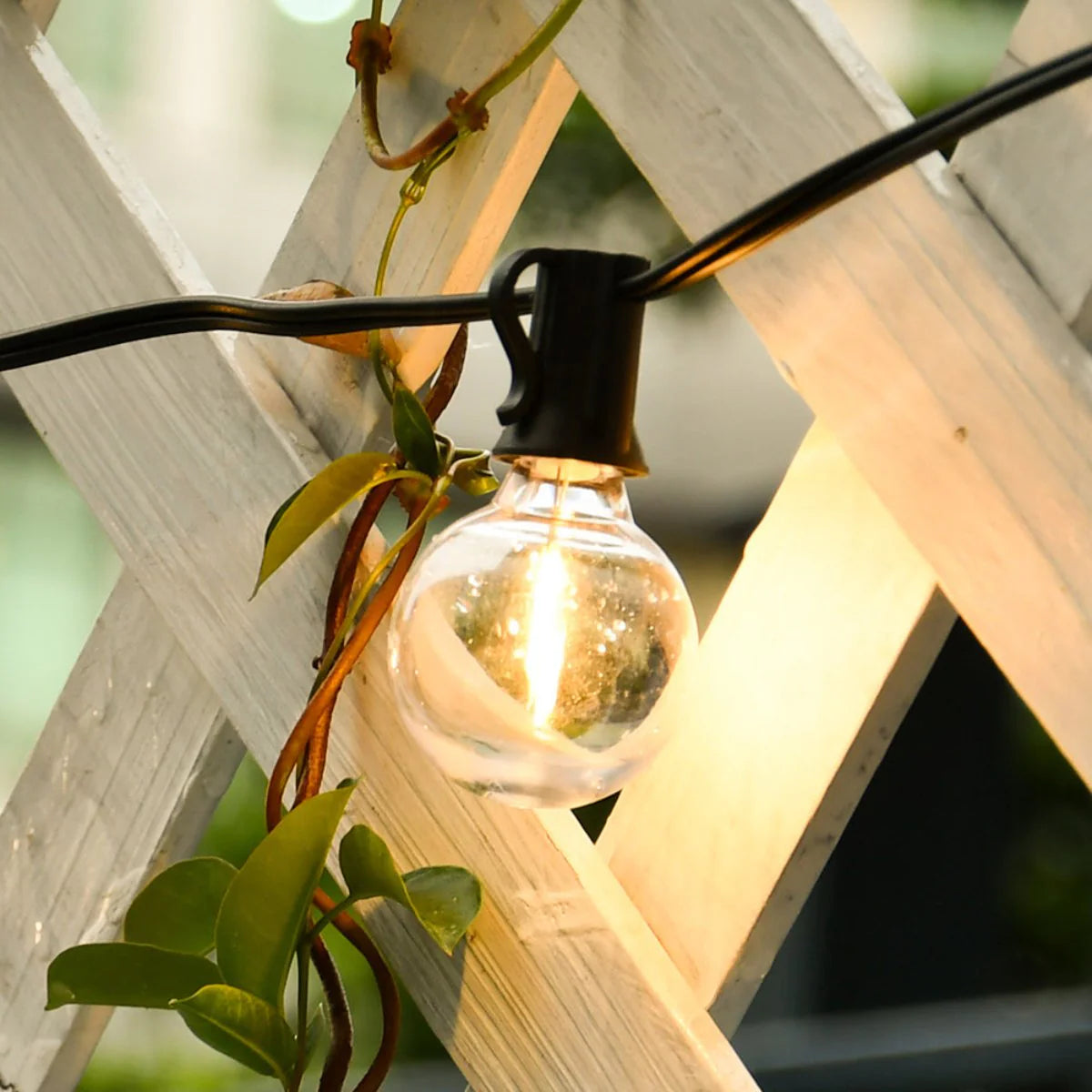 Oplaadbare Solar Lichtslinger voor Buitenverlichting – Sfeervolle Buitenlamp in 7, 10 en 15 Meter 4