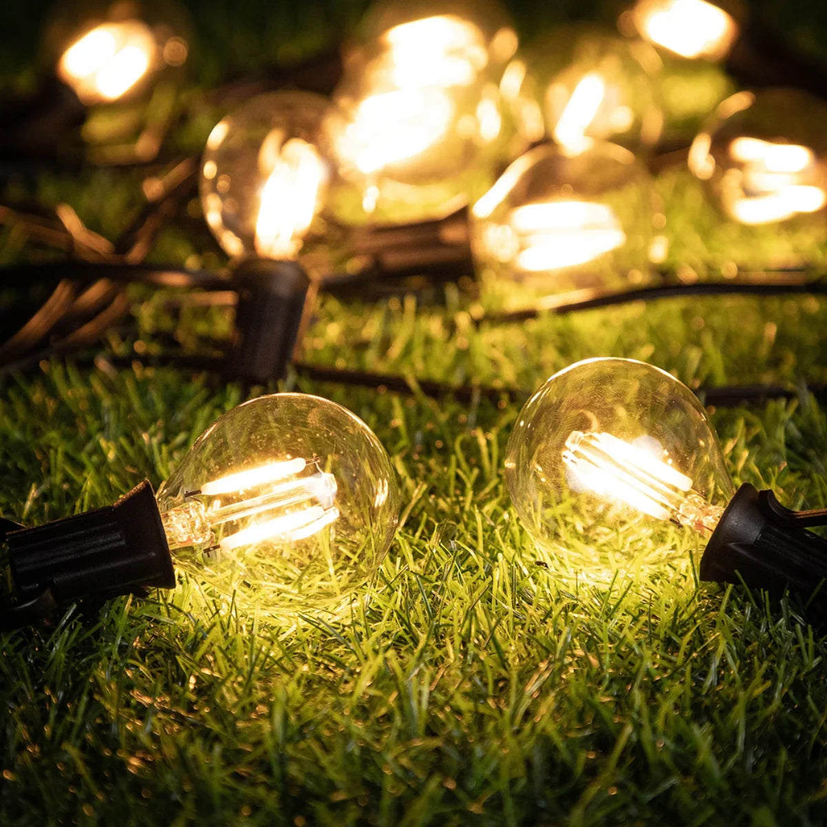 Oplaadbare Solar Lichtslinger voor Buitenverlichting – Sfeervolle Buitenlamp in 7, 10 en 15 Meter 8