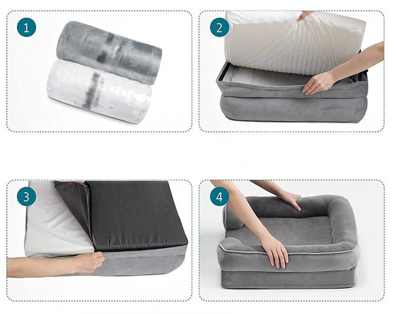Orthopedisch Hondenbed met Afneembare Hoes – Comfortabel en Ondersteunend Hondenbedje 2