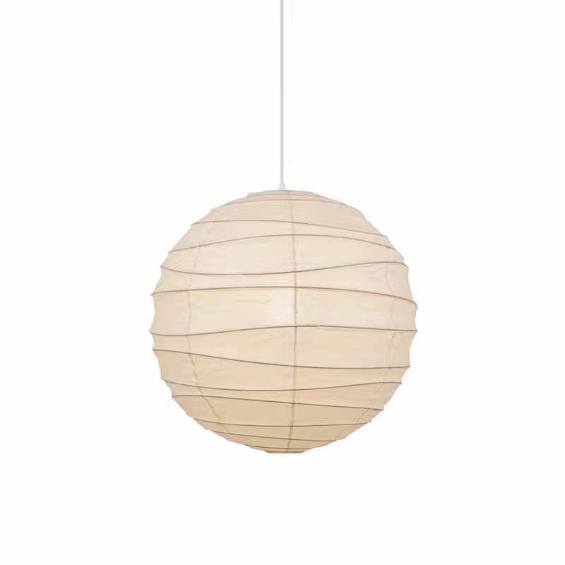 Papieren Hanglamp met LED E27 Fitting voor Woonkamer, Eetkamer en Slaapkamer - Diverse Maten 1
