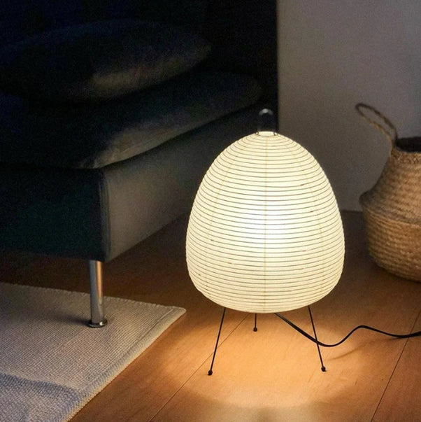 Japanse Rijstpapieren Tafellamp - 30 cm