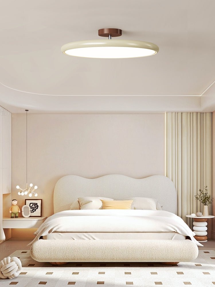Plafondlamp met Cirkelvormig Ontwerp en Ingebouwde LED voor Slaapkamer 5